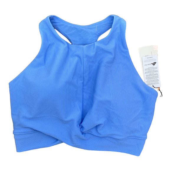 CALIA by Carrie Underwood Other - CALIA Ribbed Long Line Cross Over Blue Bikini Top Women's Size X-Large XL NWT